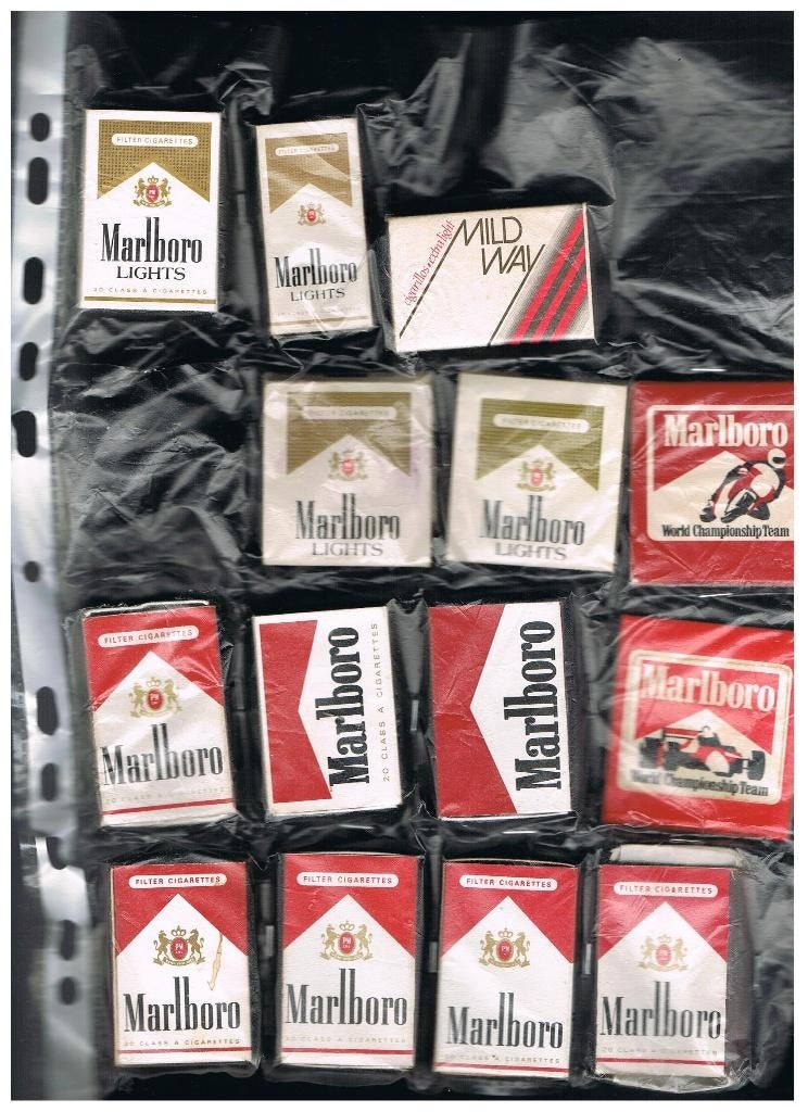 BOÎTES/BOÎTES D'ALLUMETTES MARLBORO, Collections, Marques & Objets publicitaires, Envoi, Comme neuf, Emballage