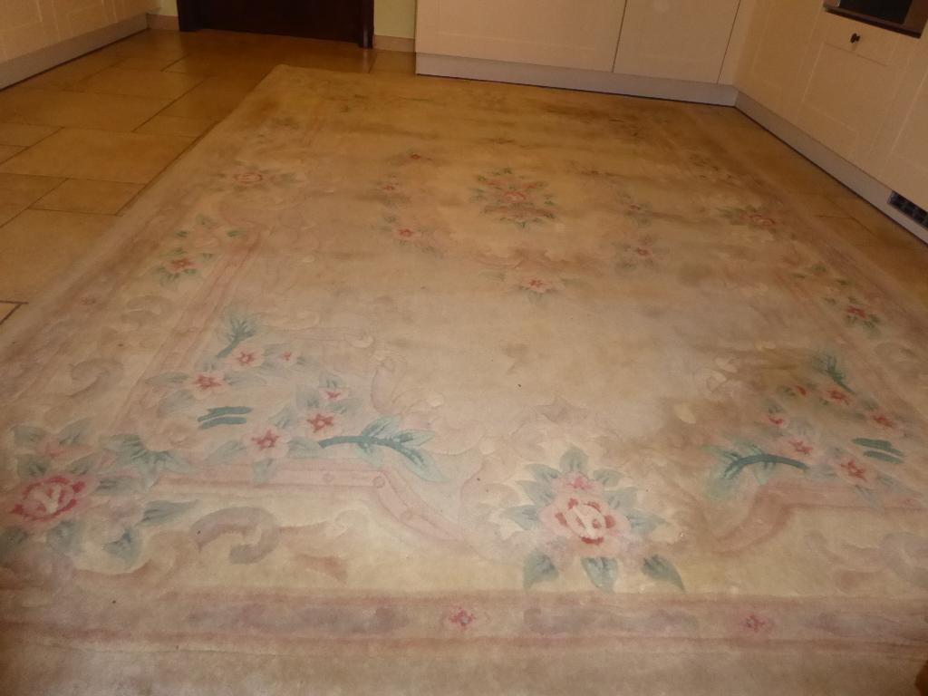 Groot tapijt 1m90 x 2m80, Ophalen, Gebruikt