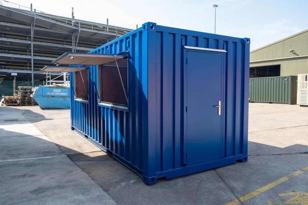 Opslagcontainer van 20 voet met dubbel luik, Ophalen of Verzenden