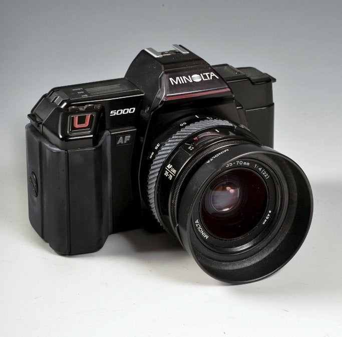 MINOLTA 5000 AF + Zoom 35-70mm, TV, Hi-fi & Vidéo, Enlèvement ou Envoi, Utilisé, Reflex miroir, Minolta