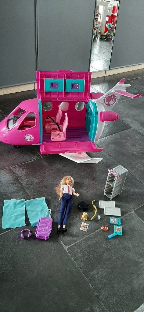 avion barbie, Enlèvement, Comme neuf, Barbie