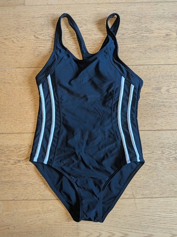 maillot de bain noir fille - taille 152 (12 ans), Enlèvement, Comme neuf, Fille