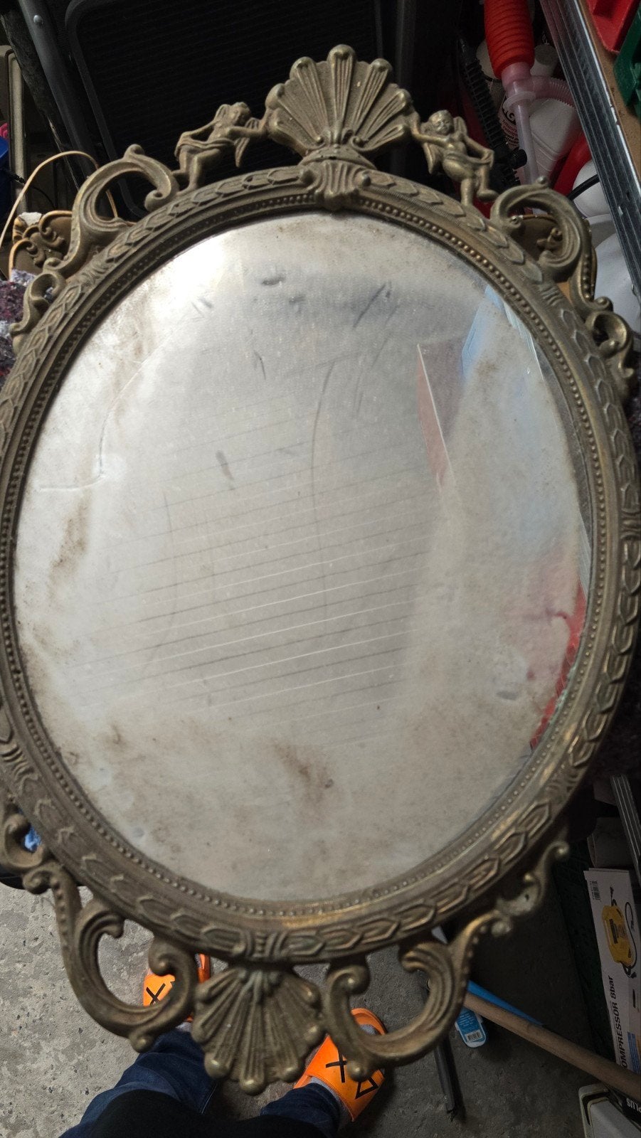 Miroir ancien , vintage , faire offre, Enlèvement