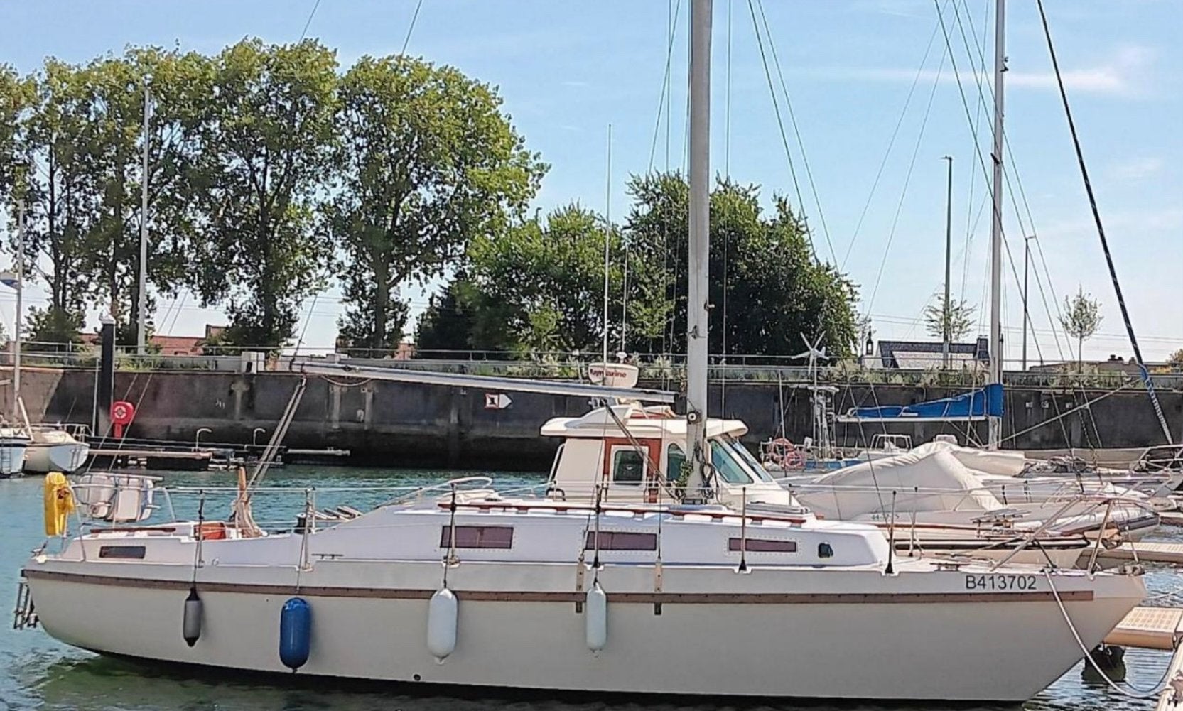 Zeiljacht Admiraal 31, Ophalen, Gebruikt, Binnenboordmotor, Diesel