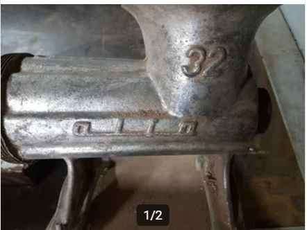 vlees hakmolen alfa 32, Autres marques, Trancheuse, Argent, Métal