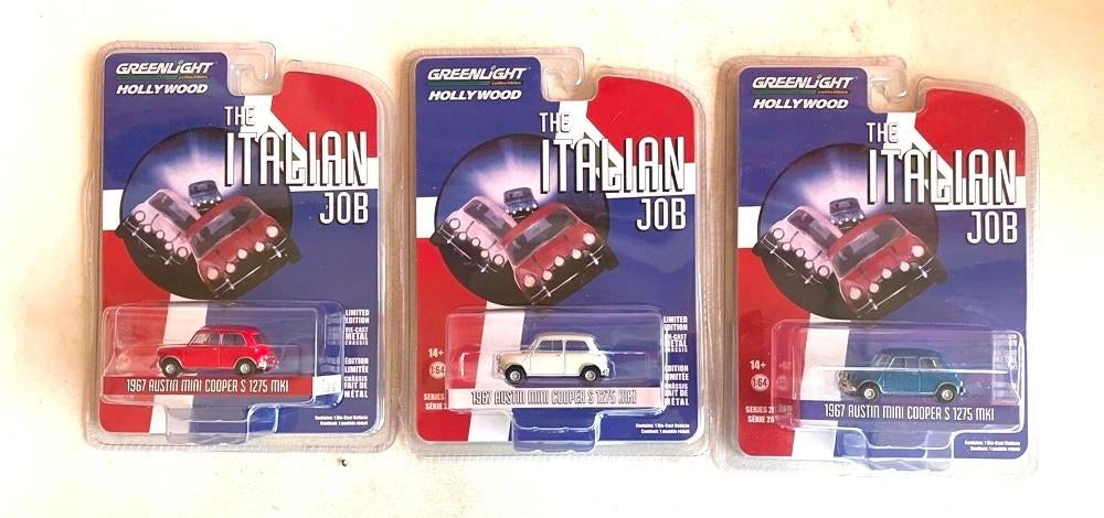 Italian Job Mini Cooper S set Greenlight., Enlèvement ou Envoi, Comme neuf, Voiture