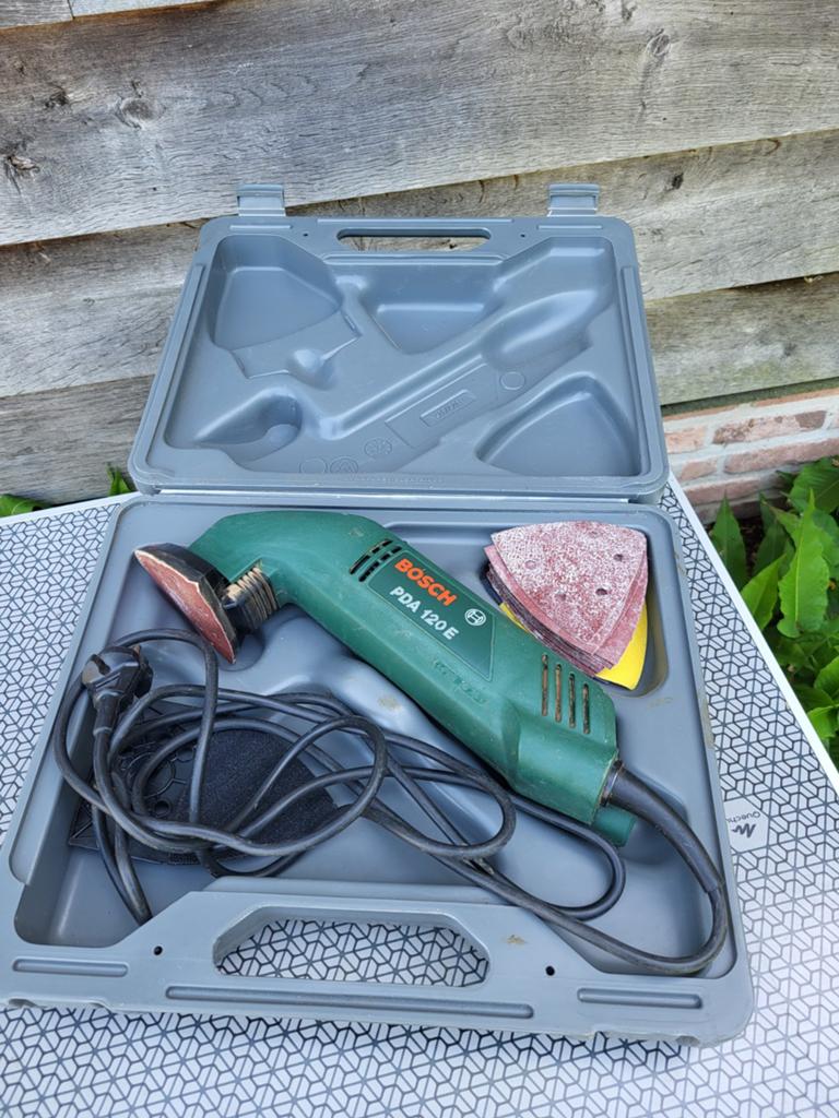 Ponceuse triangulaire Bosch PDA 120 E, Bricolage & Construction, Enlèvement ou Envoi
