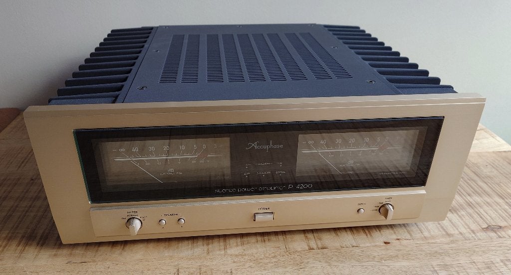 Accuphase P-4200 met doos etc, Audio, Tv en Foto, Ophalen, Gebruikt, Stereo