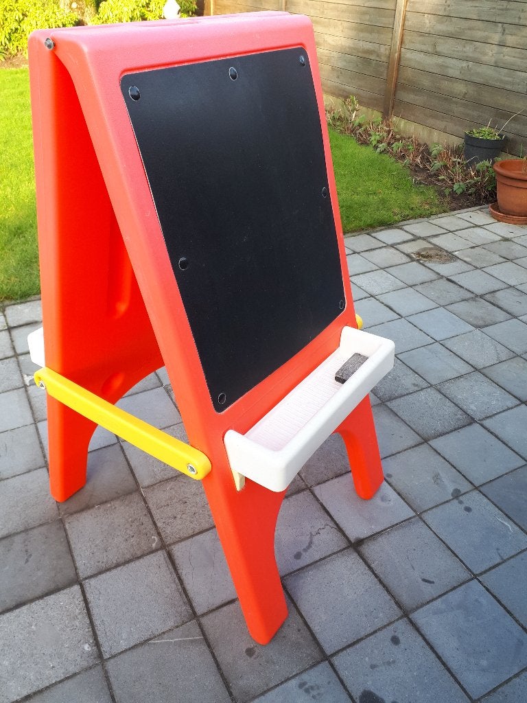krijtbord, Enlèvement