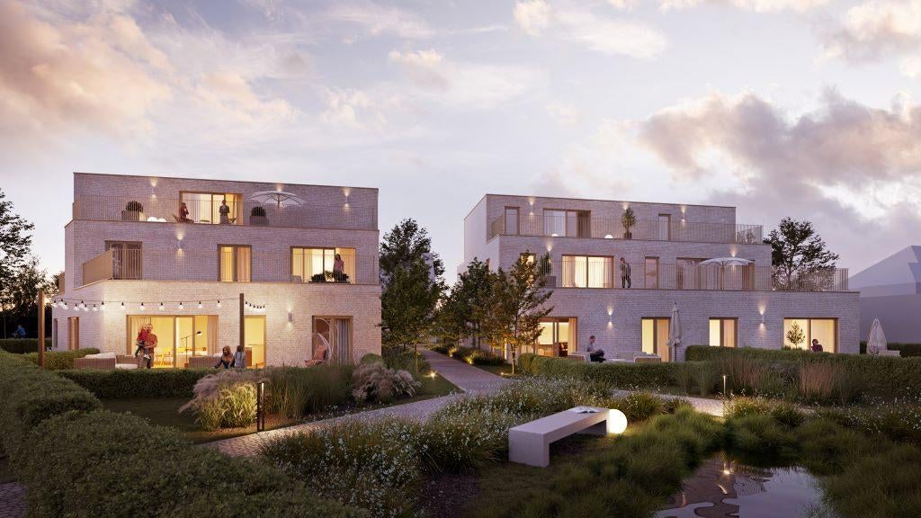 Gelijkvl. nieuwbouw app. met 3slpks en tuin Heusden-Zolder!, Immo, 129 m², Appartement, Provincie Limburg