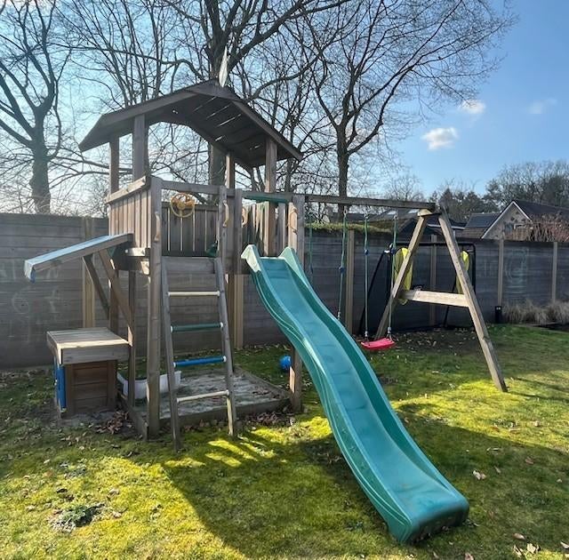Speeltuig Jungle Gym - type Mini Market en 2 swing, Kinderen en Baby's, Ophalen, Zo goed als nieuw, Schommel