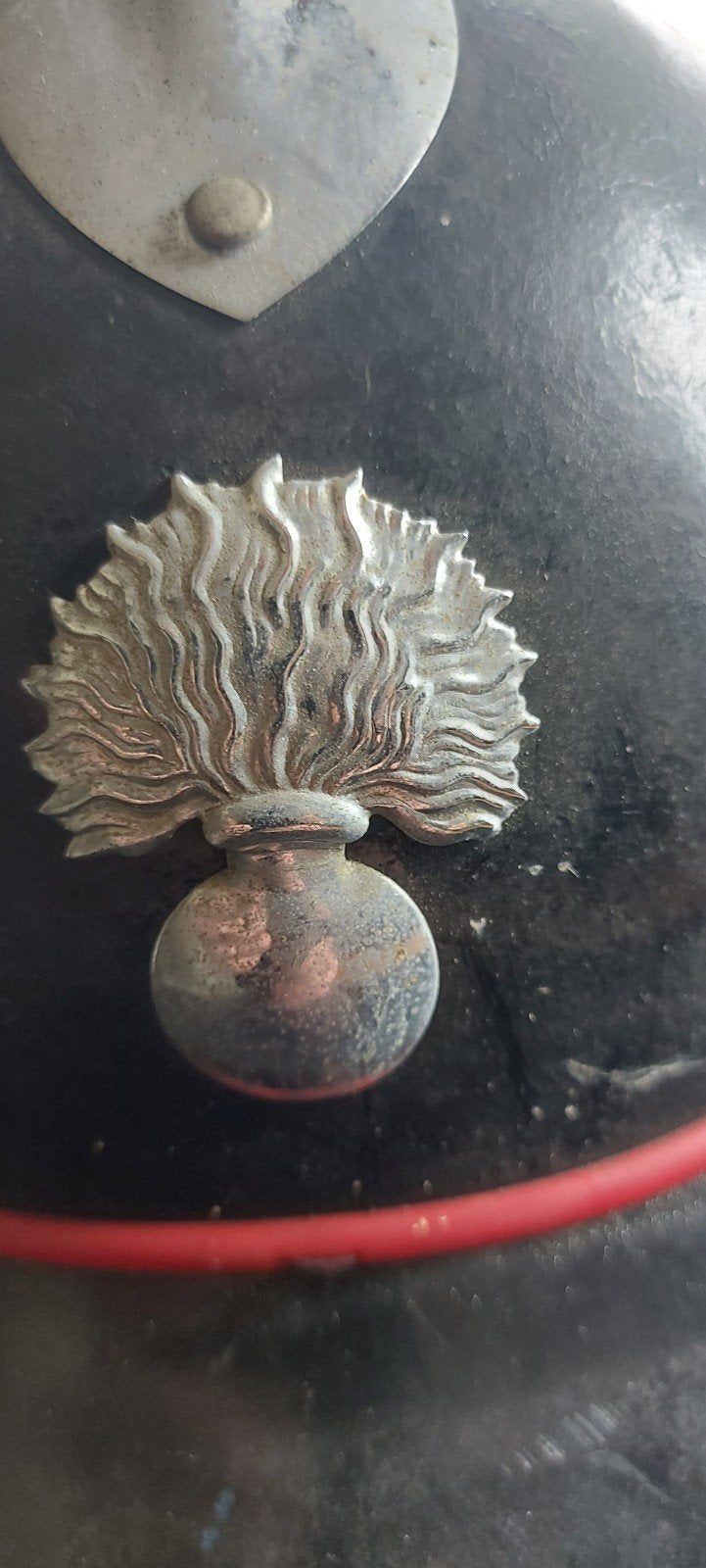 Helm Belgisch rijkswachter, Verzamelen, Ophalen of Verzenden, Rijkswacht, Helm of Baret