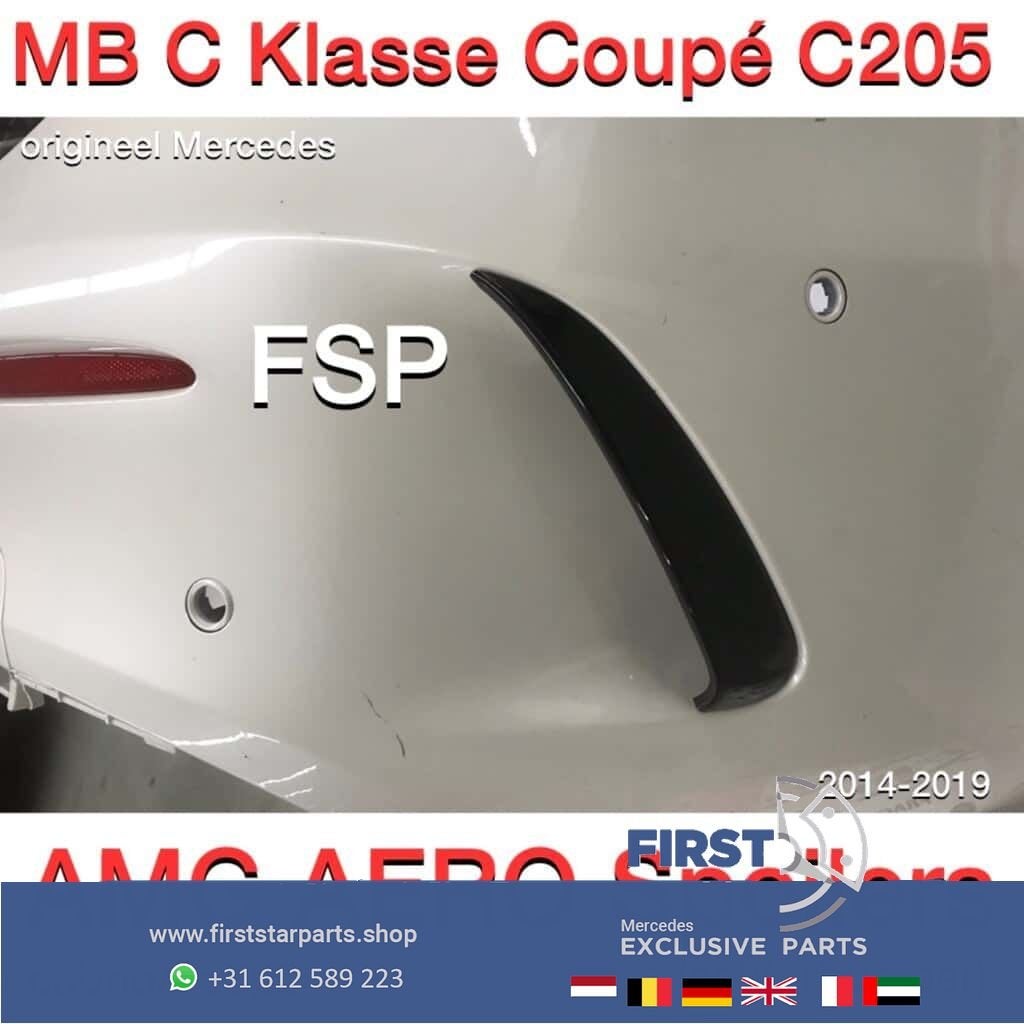 C205 C63 AMG Achterbumper spoiler LR W205 coupé cabrio 63 or