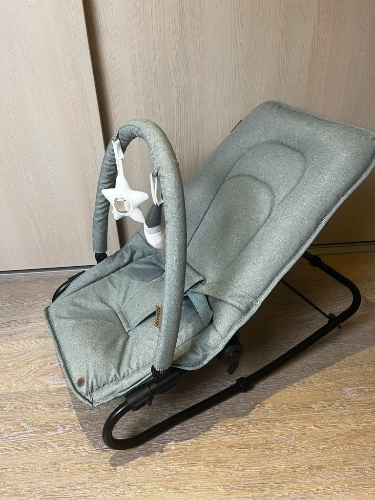 Babywipper groen met boog - Niet gebruikt, Enfants & Bébés, Comme neuf, Enlèvement, Avec ceinture(s), Topmark