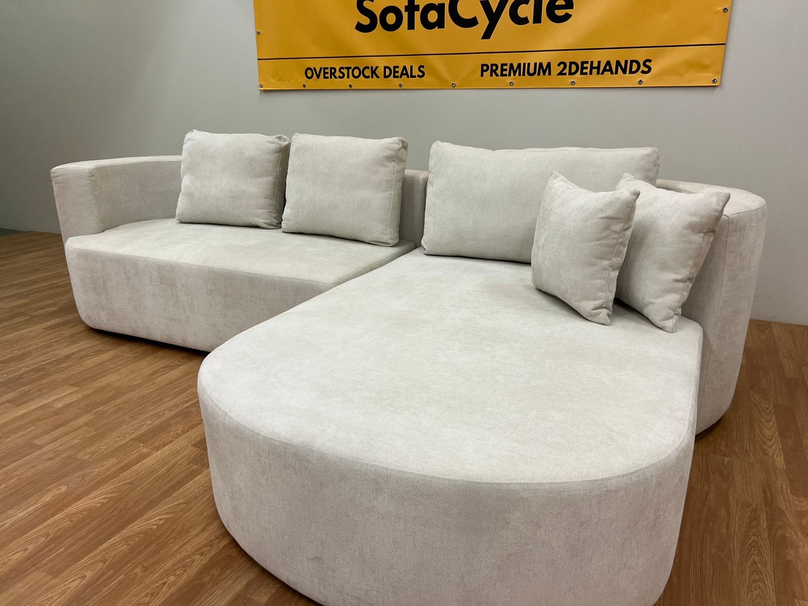 Nouveau siège d'angle avec lit de couchage -SofaCycle, Neuf, Enlèvement ou Envoi, SofaCycle, Tissus