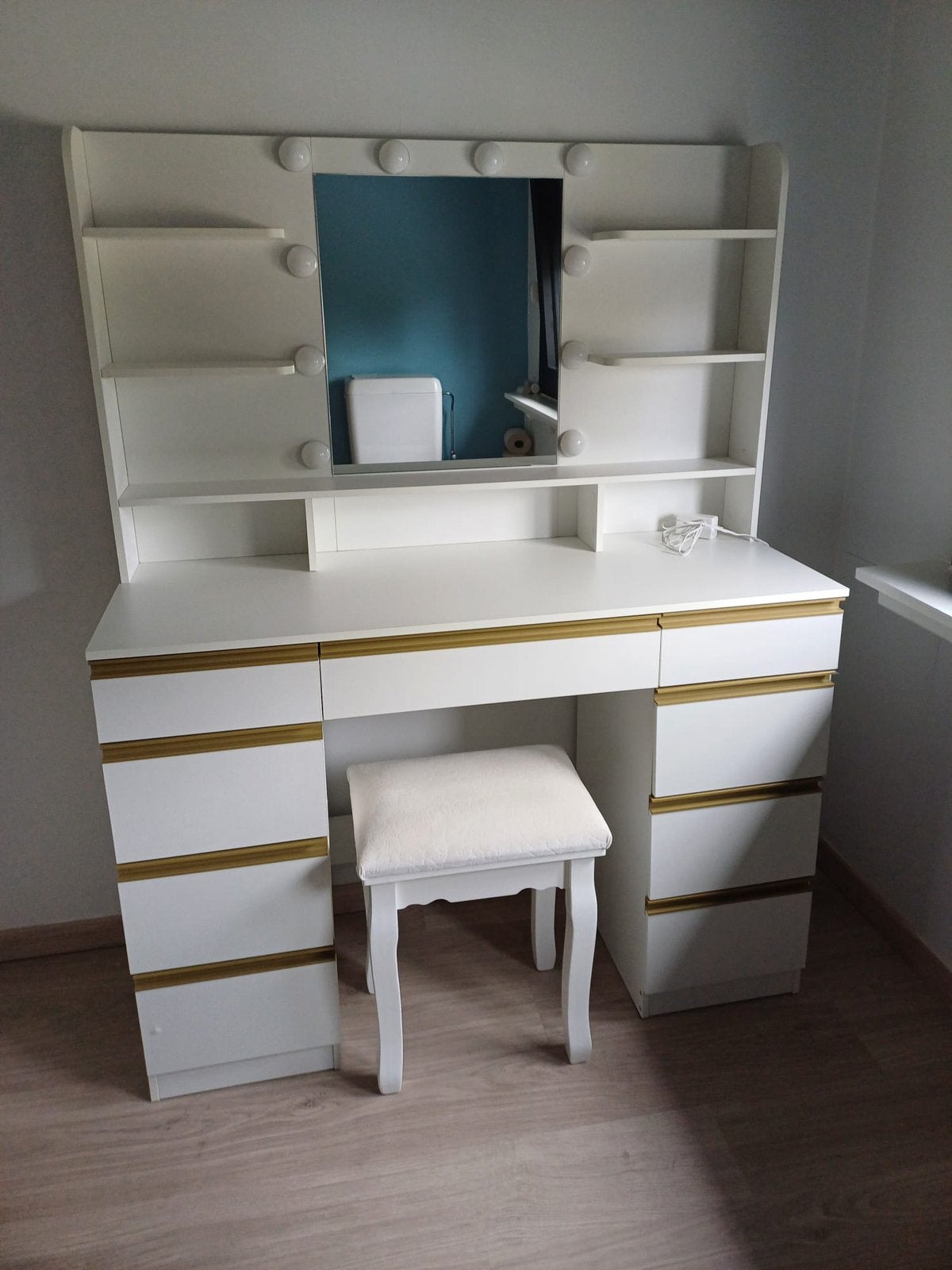 Make up tafel, Huis en Inrichting, Tafels | Kaptafels, Ophalen, Zo goed als nieuw