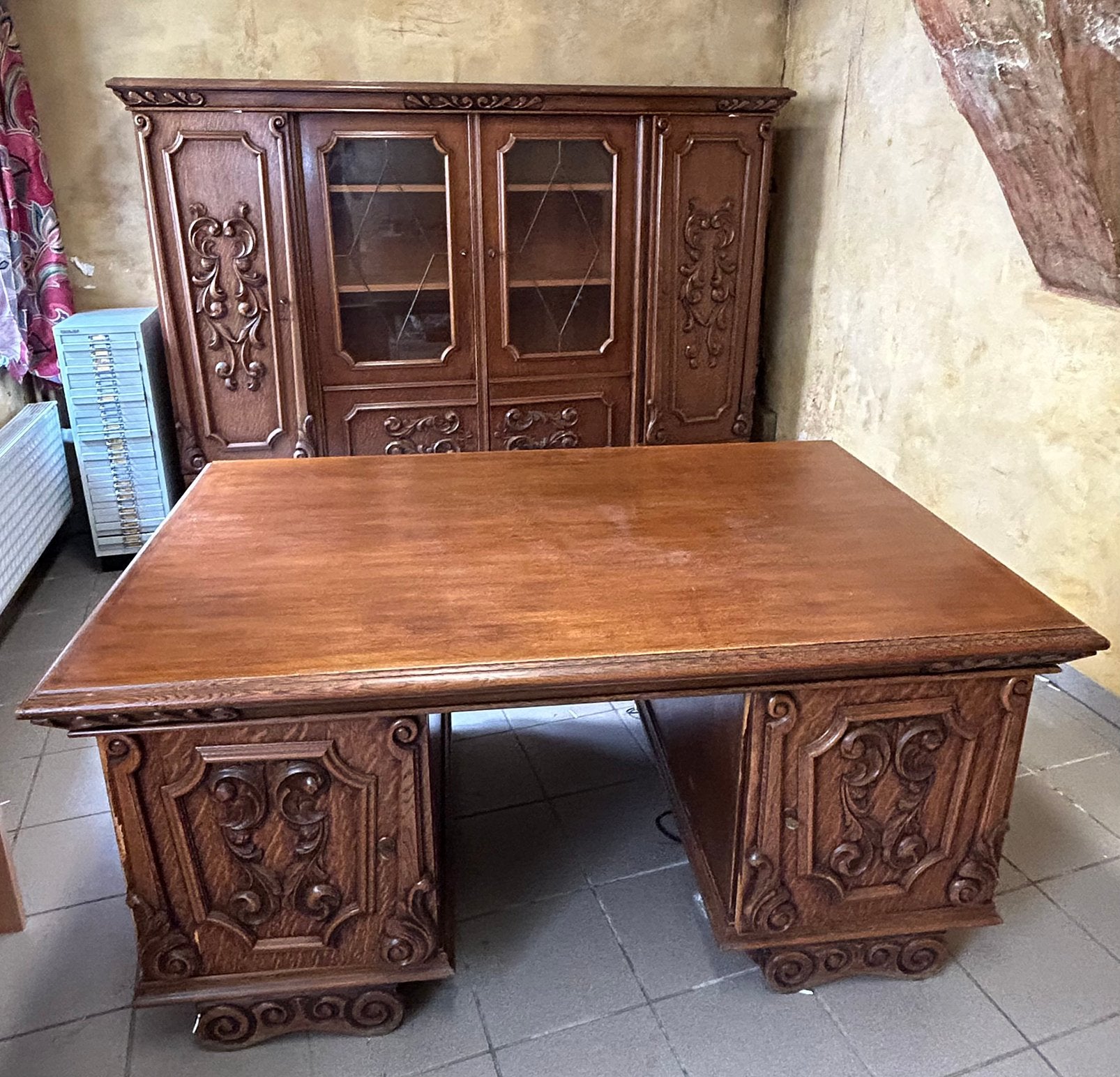 Bureau + armoire, Ophalen
