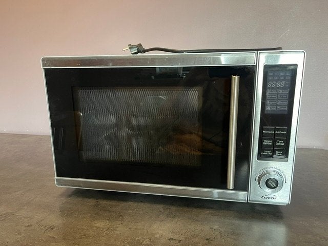 Lacor magnetron grill oven (combi) - 30 l, Ophalen, Grill, Zo goed als nieuw, Draaiplateau