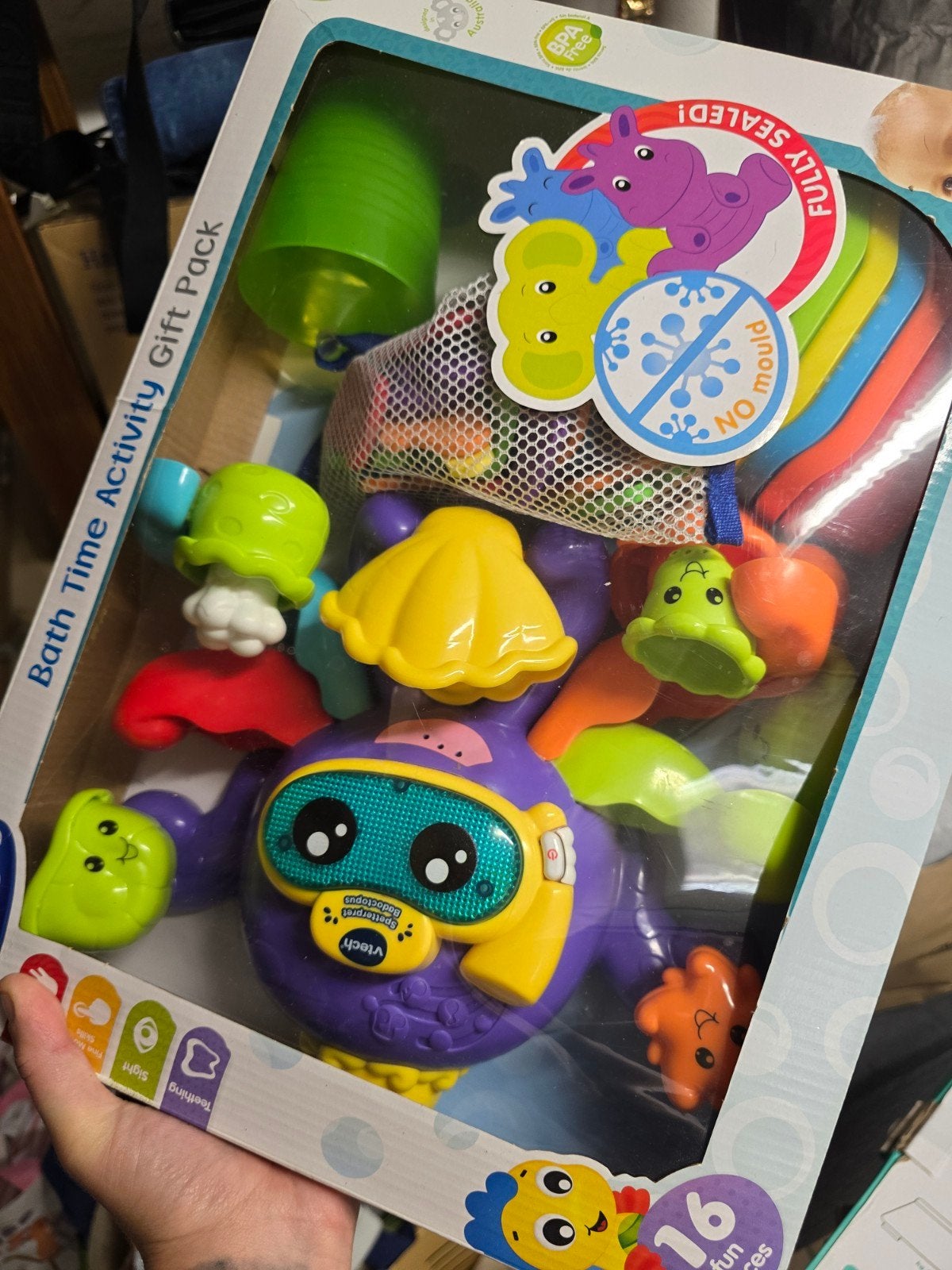 Jouets de bain Mix, Enlèvement