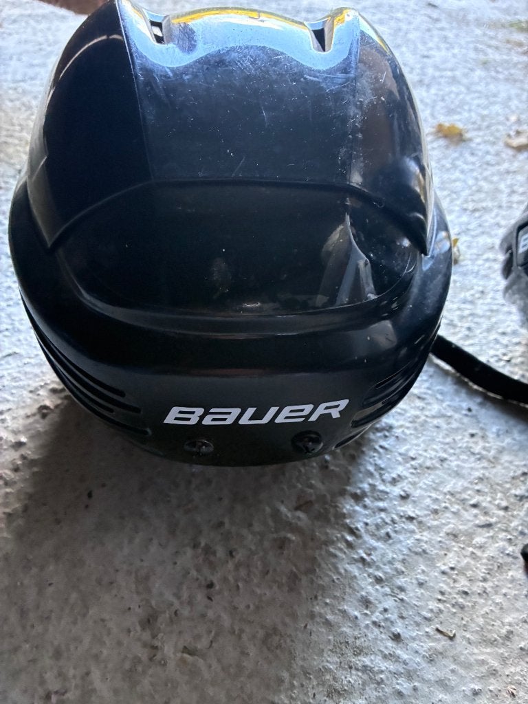 Helmen schaatsen/ijshockey, Sports & Fitness, Enlèvement, Utilisé, Protection
