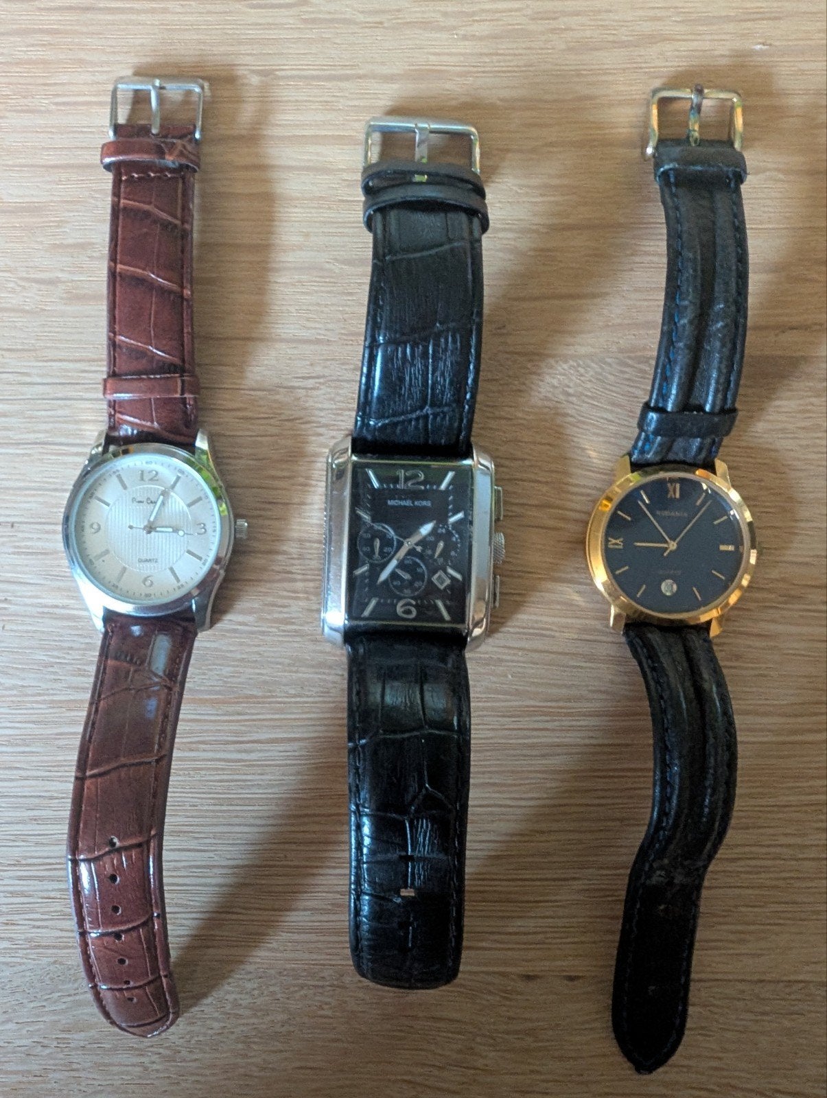 Herenhorloges Pierre Cardin, Michael Kors en Rodania, Handtassen en Accessoires, Horloges | Heren, Ophalen of Verzenden