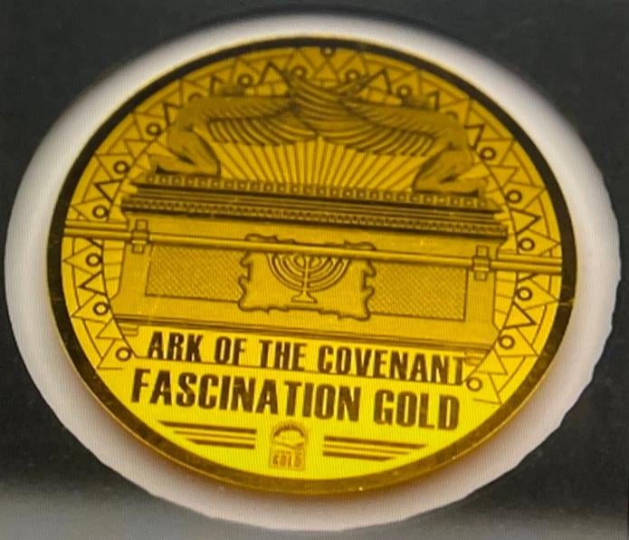 Congo  – Ark of the Covenant – Fascination Gold, Postzegels en Munten, Munten | Europa | Niet-Euromunten, Verzenden, Overige landen