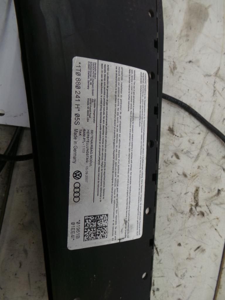 VOLKSWAGEN TOURAN AIRBAG LINKS 2008, Ophalen of Verzenden, Gebruikt, ARN erkend