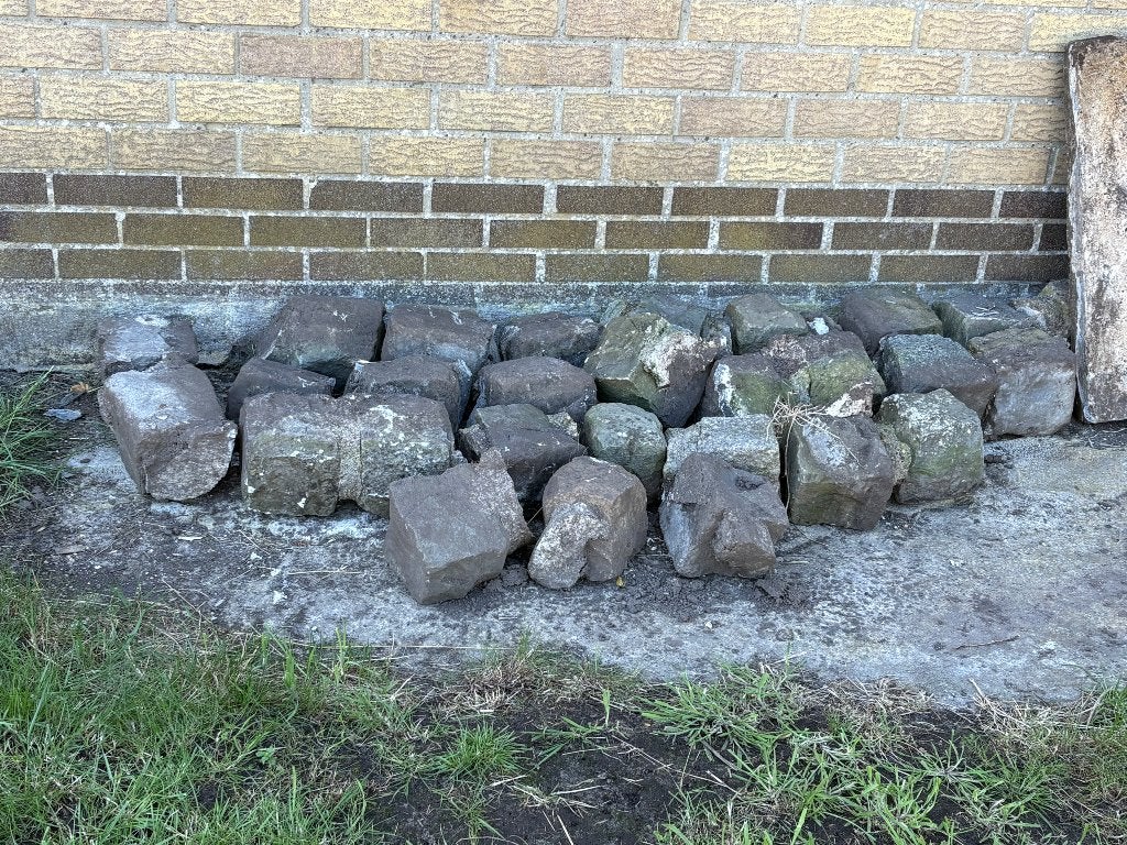 28 kasseien - GRATIS, Tuin en Terras, Ophalen, Gebruikt, Overige materialen, Overige typen