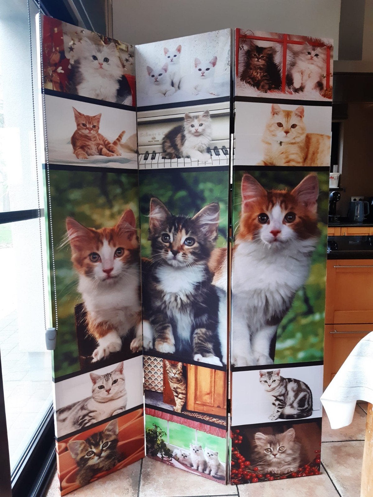 Paravent Katten, Ophalen