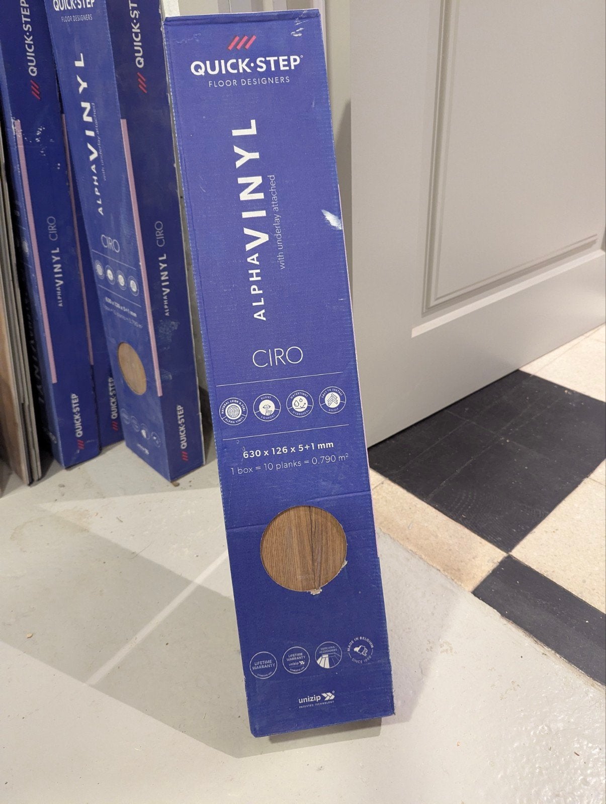 7 paquets Quick-Step Alpha Vinyl Ciro (5,53 m²) - Neufs, Parquet, Synthétique, Enlèvement, 5 à 10 m²