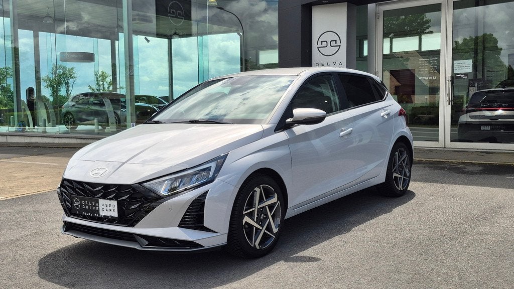 Hyundai i20 1.0 TGDI Trend Line  automaat, Auto's, Hyundai, Stof, Gebruikt, Bedrijf, 5 zetels