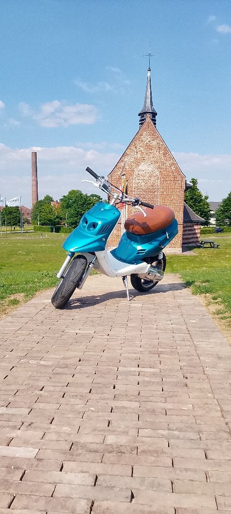 MBK/Yamaha Booster Spirit 70cc personnalisé/révisé  BCD Blue, 1 vitesses, Yamaha, 70 cm³, Comme neuf