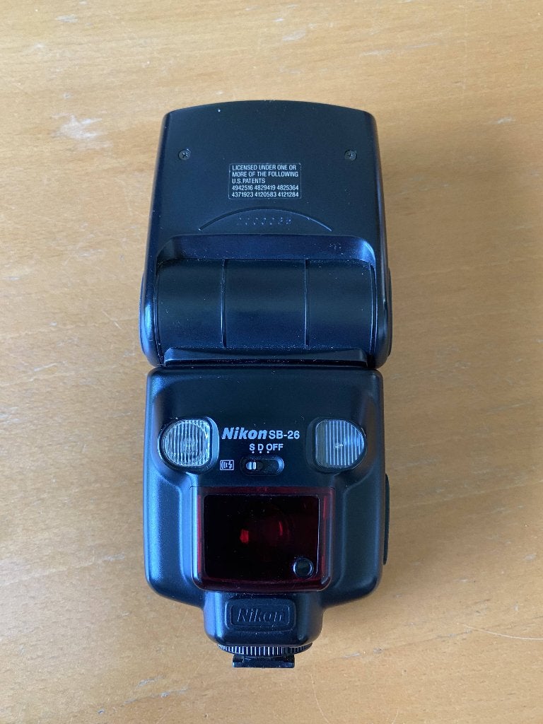 Nikon SB26 flitser, Audio, Tv en Foto, Foto | Flitsers, Gebruikt, Externe flitser, Nikon, Ophalen