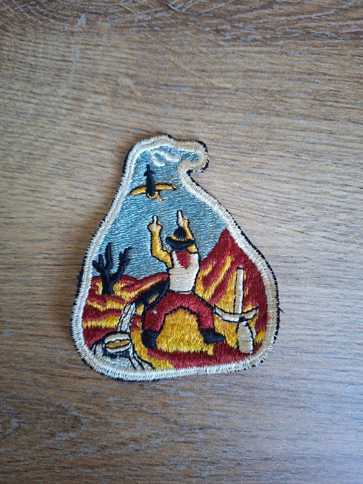 WW2 US 49th AAA battalion patch, Ophalen of Verzenden