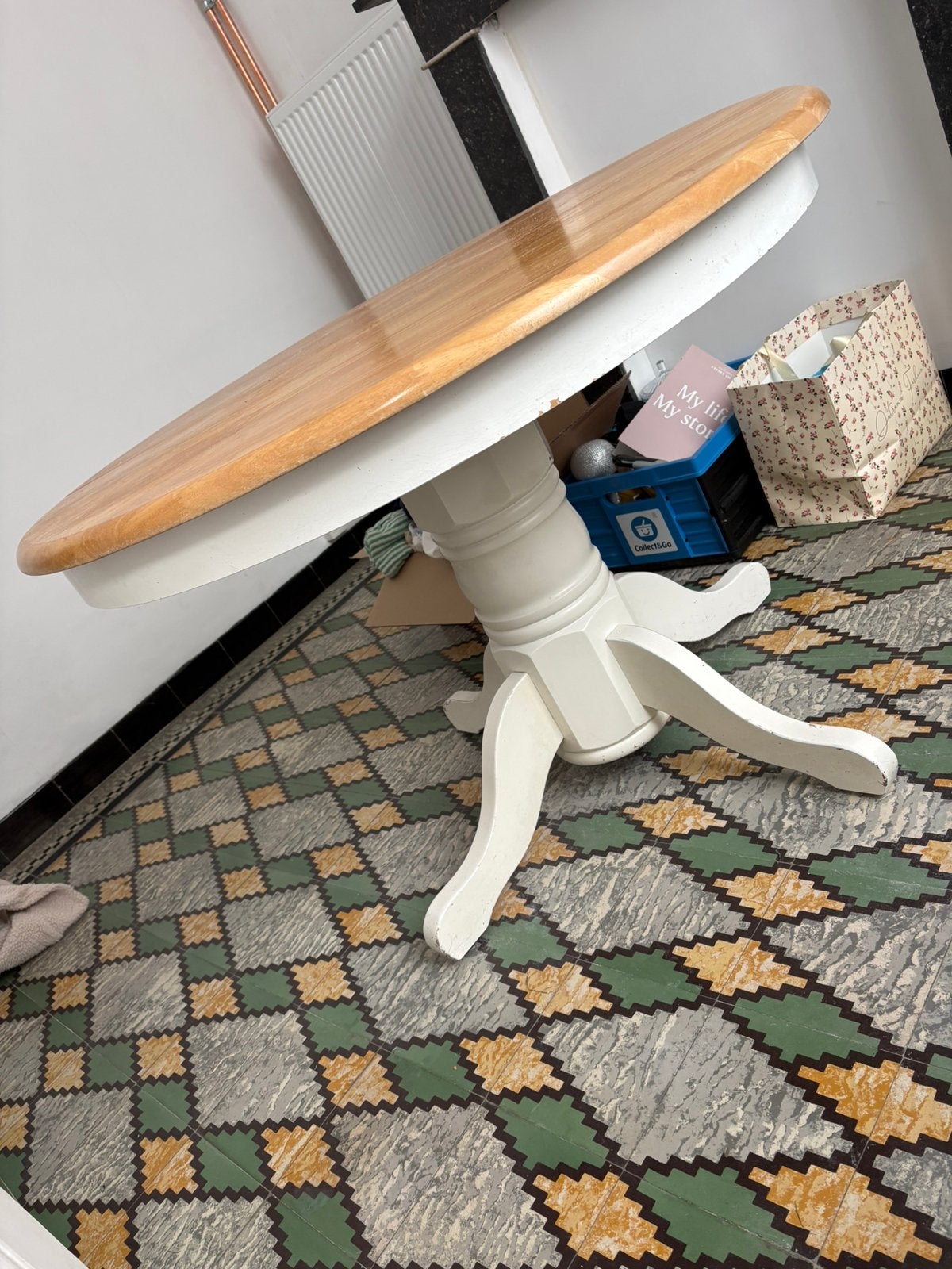 Ronde tafel, Huis en Inrichting, Ophalen, Gebruikt