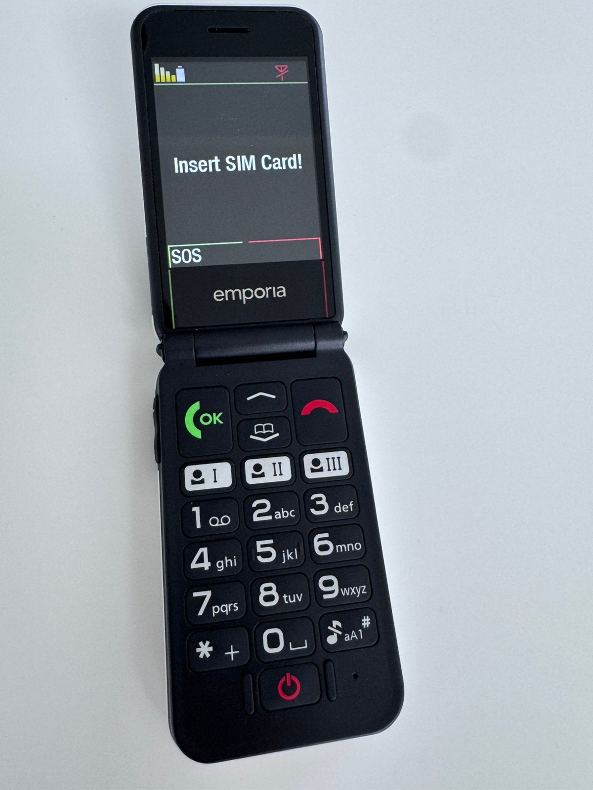 EMPORIA SIMPLICITY glam.4G, Telecommunicatie, Ophalen, Geen camera, Inklapmodel, Zo goed als nieuw