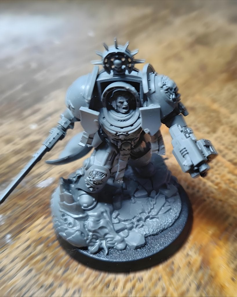 Warhammer 40K Space Marines Captain in Terminator Armour, Hobby en Vrije tijd, Figuurtje(s), Ophalen of Verzenden, Geverfd, Warhammer 40000