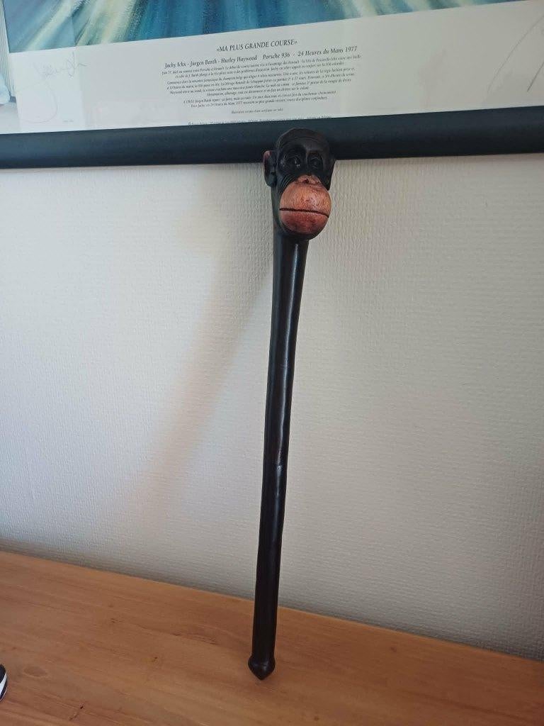 Masai krijgers prachtige vintage stok - Rungu -zie objecten, Antiek en Kunst, Ophalen