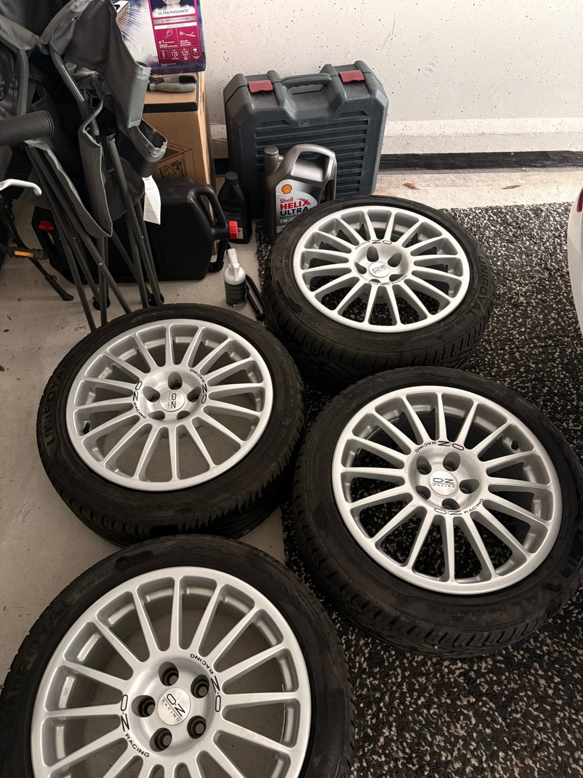Oz velgen 5x100, Auto-onderdelen, Ophalen, 17 inch, Band(en)