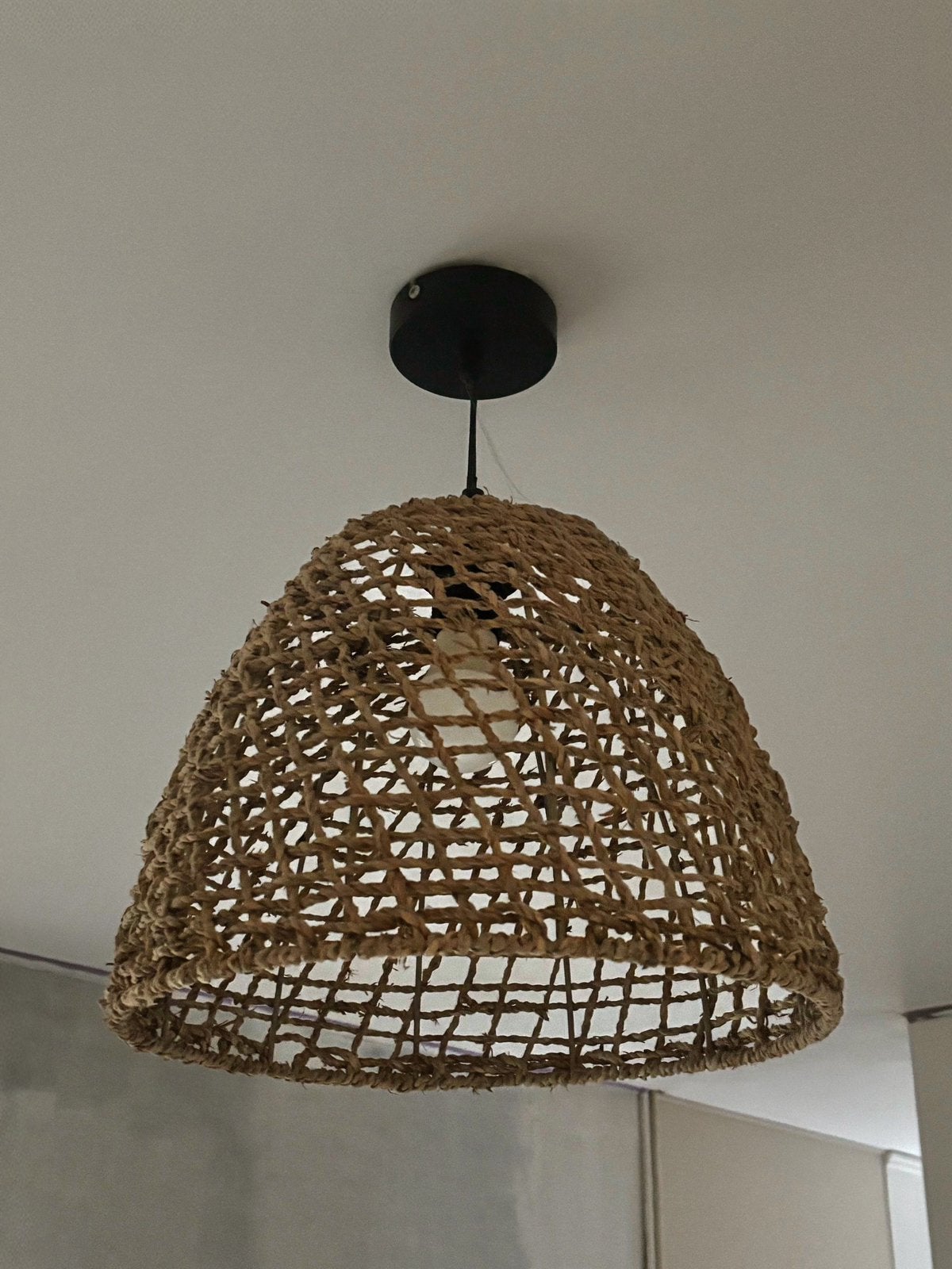 Suspension en rotin, Maison & Meubles, Enlèvement, Comme neuf