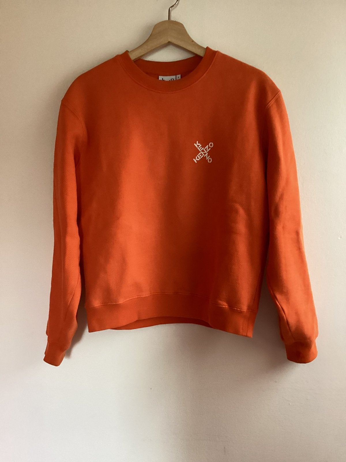 Oranje sweater Kenzo S, Ophalen of Verzenden, Zo goed als nieuw, Maat 46 (S) of kleiner, Oranje