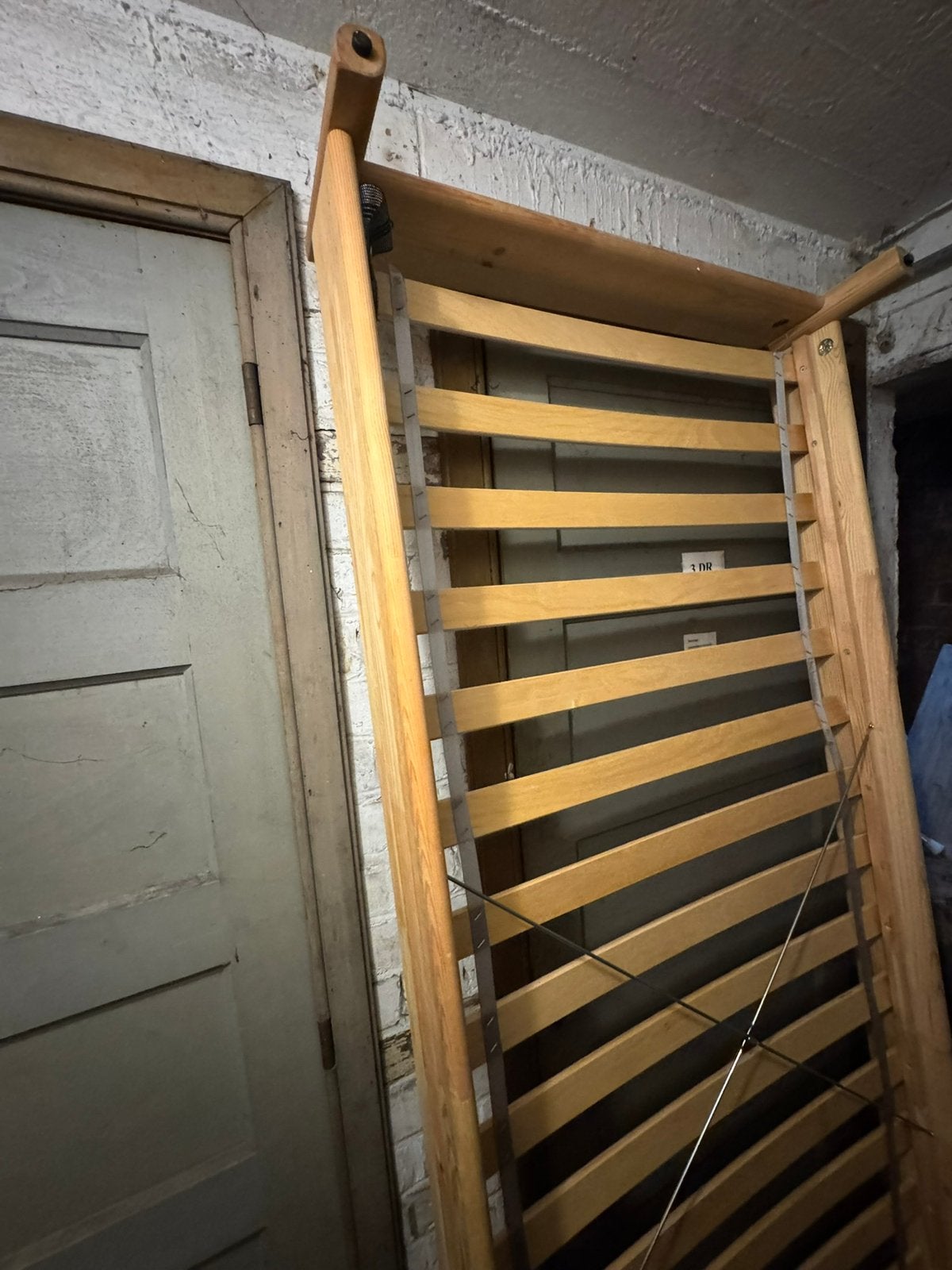 Sommier en bois, 90 cm, Une personne, Enlèvement, Utilisé
