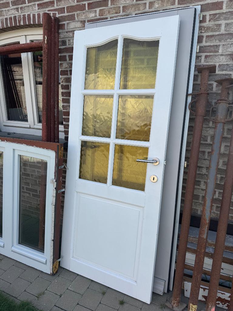 Deur, Doe-het-zelf en Bouw, Deuren en Vliegenramen, Ophalen, Gebruikt, 80 tot 100 cm, Binnendeur