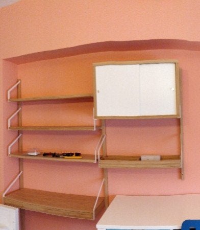 Wandkast bamboe IKEA Svalnäs, Ophalen, Zo goed als nieuw