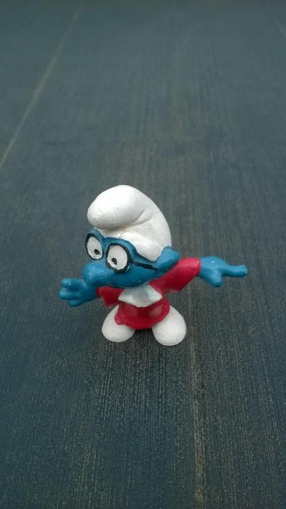 Brilsmurf als advocaat 2.0016, Ophalen of Verzenden, Gebruikt, Brilsmurf, Poppetje, Figuurtje of Knuffel
