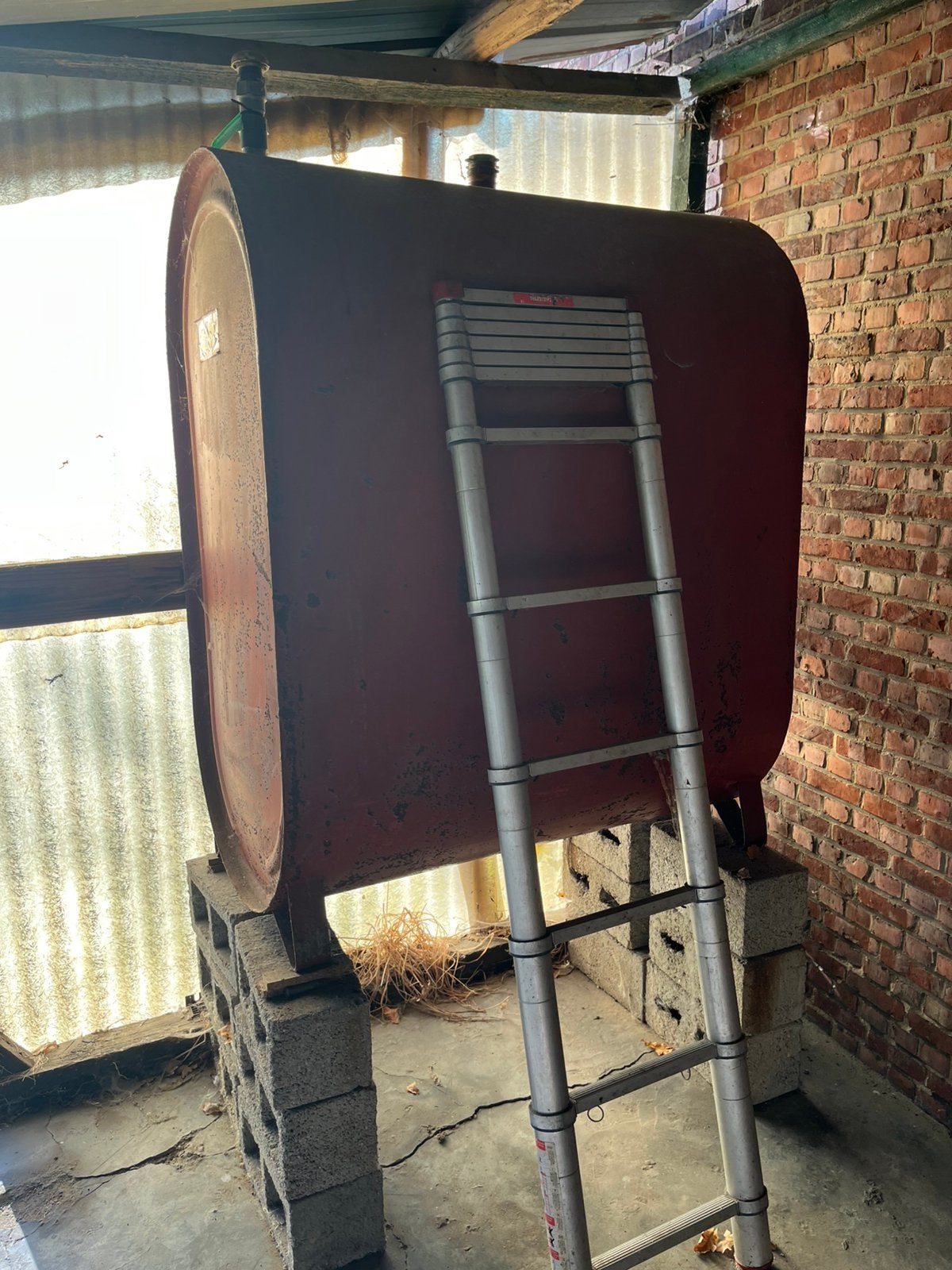 Gekeurde mazouttank, Enlèvement, Utilisé