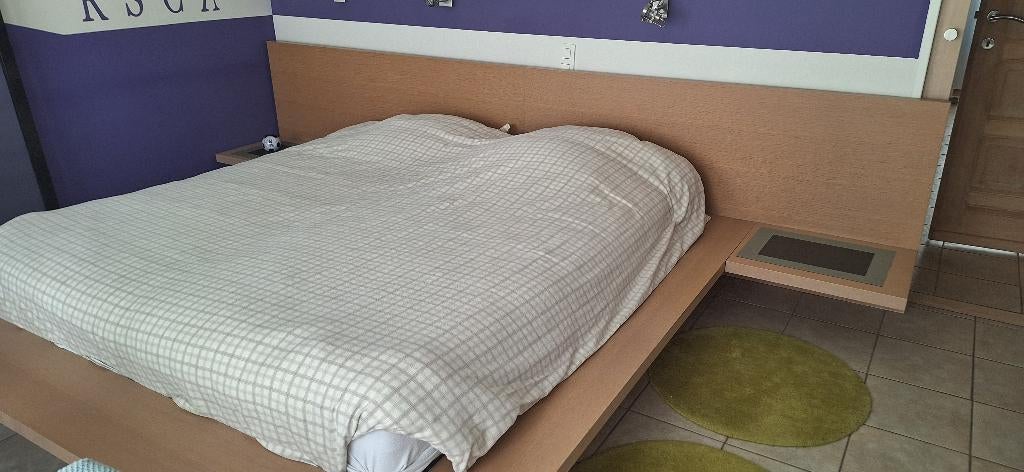 Bedframe, Japandi, Comme neuf, Enlèvement, 180 cm