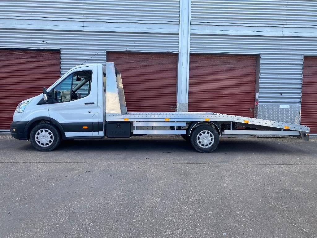 Ford Transit Takelwagen, Compleet aluminium, Euro 6 Airco!, Auto's, Bestelwagens en Lichte vracht, Voorwielaandrijving, Start-stop-systeem