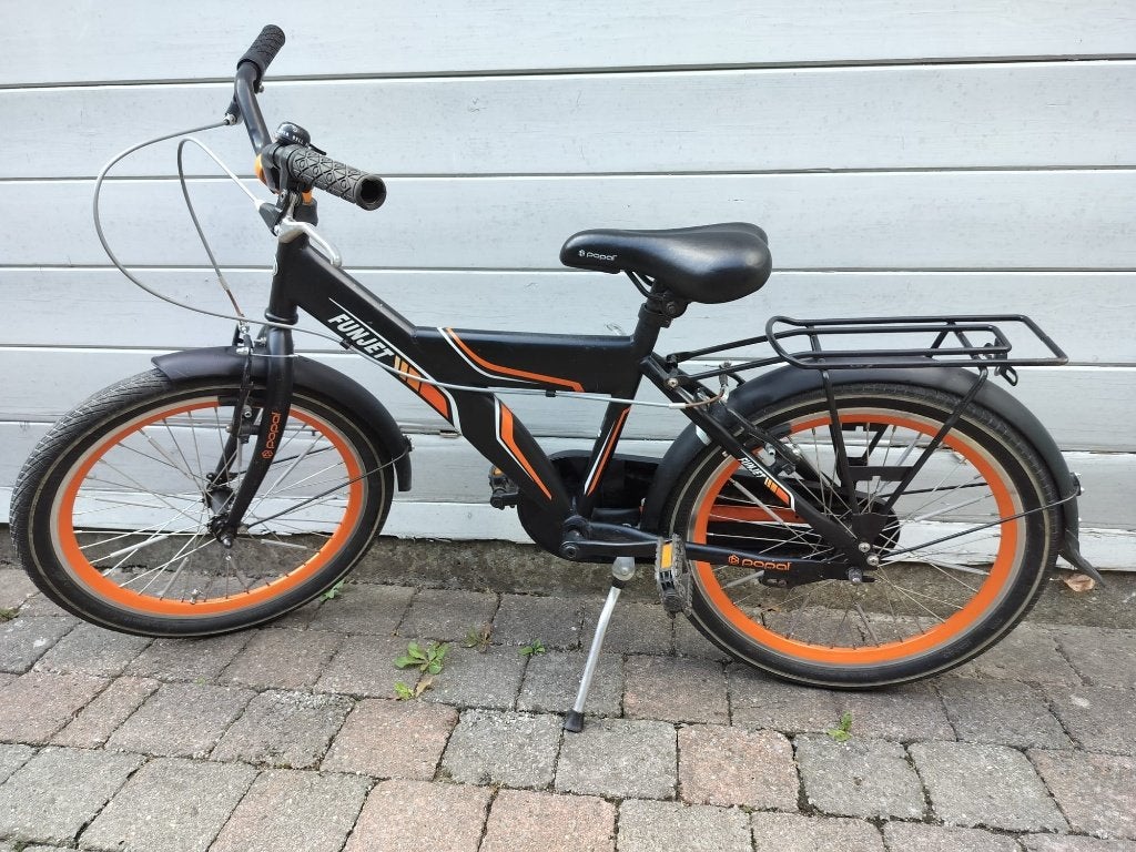 Jongensfiets oranje (20 inch) - Funjet 20, Ophalen, Gebruikt, Handrem, 20 inch