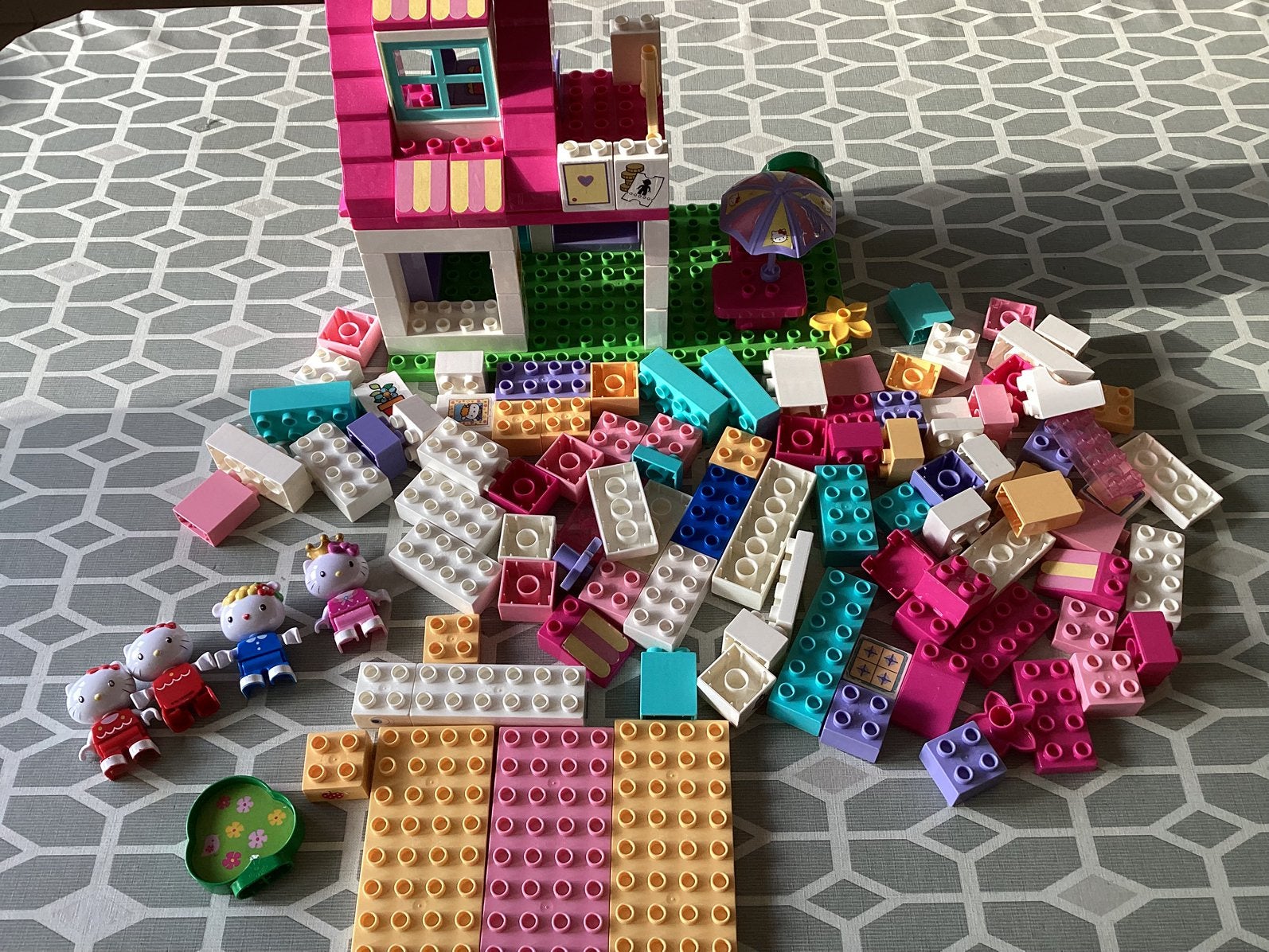 Duplo hello kitty, Ophalen of Verzenden, Zo goed als nieuw